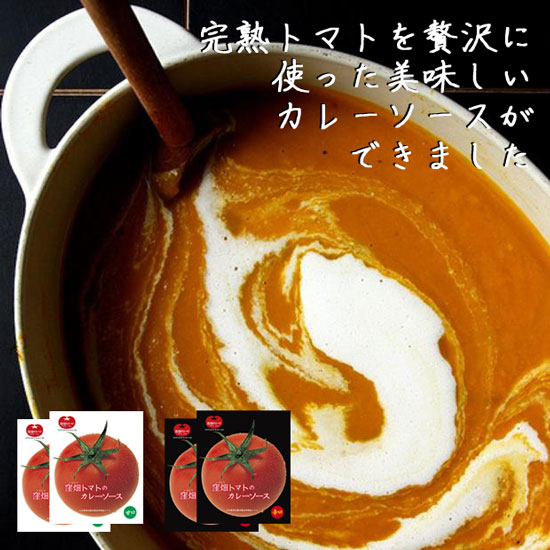 直営店でも人気　完熟トマトのカレーソース